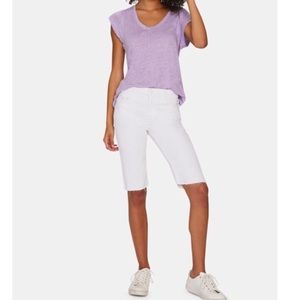 Sanctuary clothing white jean shorts